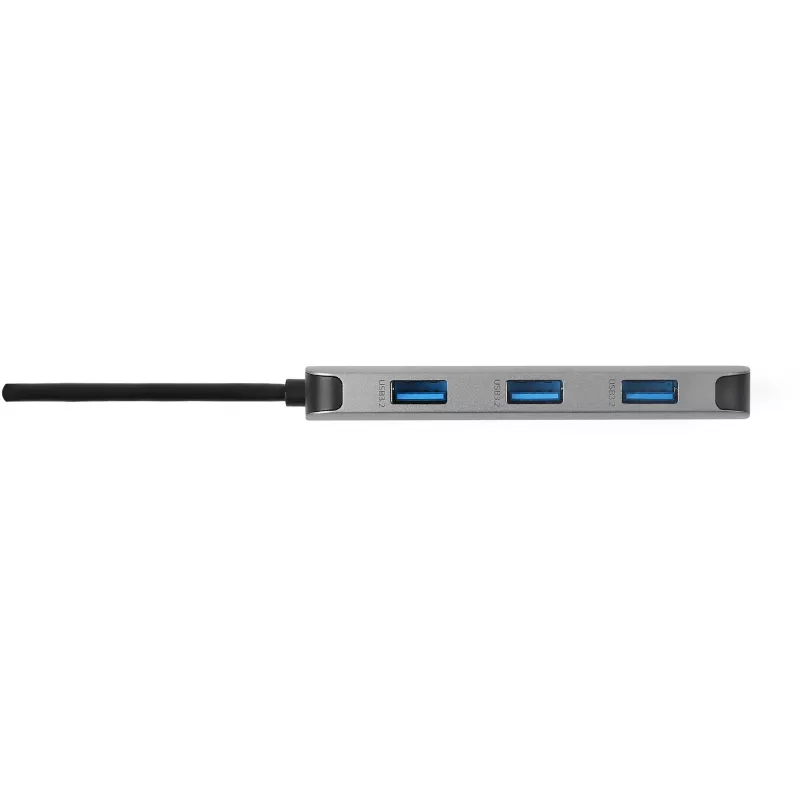 7‑in‑1 USB‑C Dongle Acer — USB 3.2 Gen 1 Type‑C, 3x USB‑A, HDMI, SD/MicroSD, 100 W PD, sidabrinis