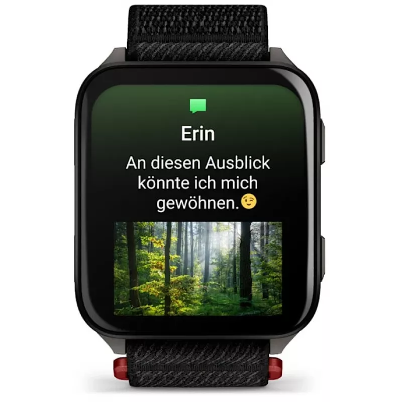 Išmanusis laikrodis GARMIN Venu X1 — 2 colių AMOLED, GPS/GLONASS/Galileo, 5 ATM, 11 dienų baterija, juodas silikoninis dirželis