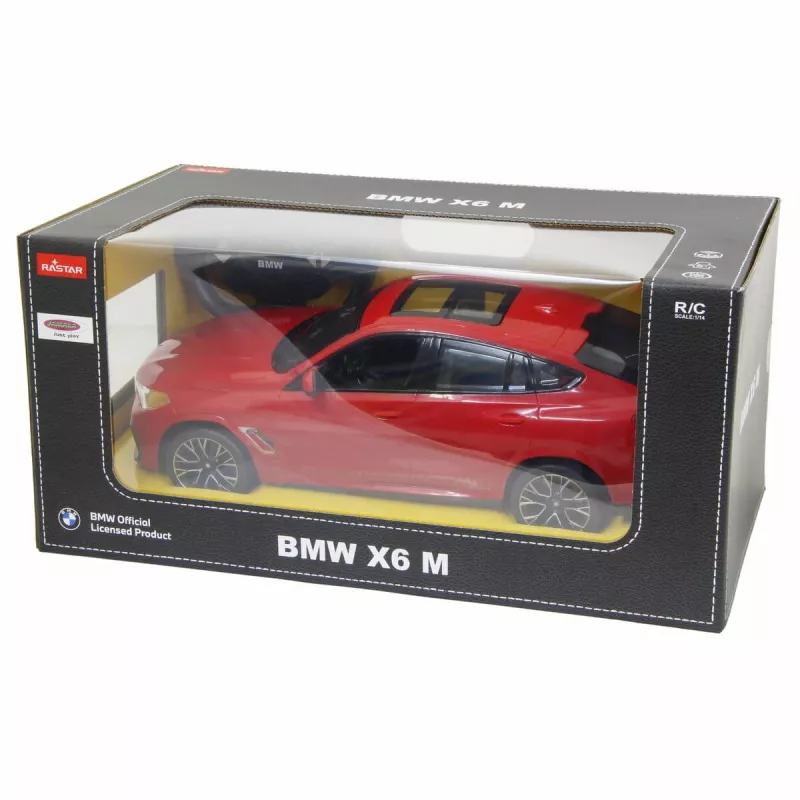 Radijo bangomis valdomas automobilis Jamara BMW X6 M elektrinis 1:14 mastelio
