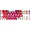 Mechaninė žaidimų klaviatūra GAMIAC TKL90G su Kailh Red jungikliais, tenkeyless, balta/raudona