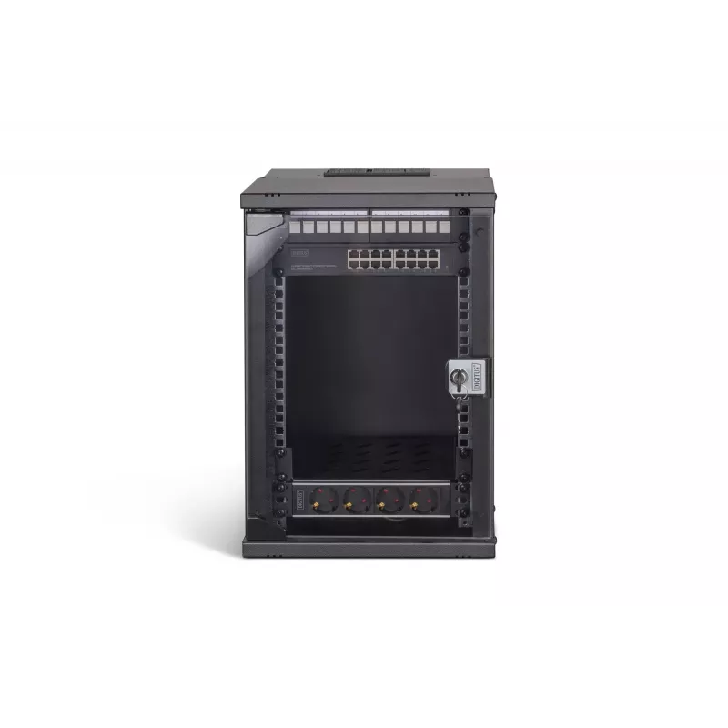 Sieninis stovas Digitus DN-49103-SET 9U 315 x 300 mm Juodas