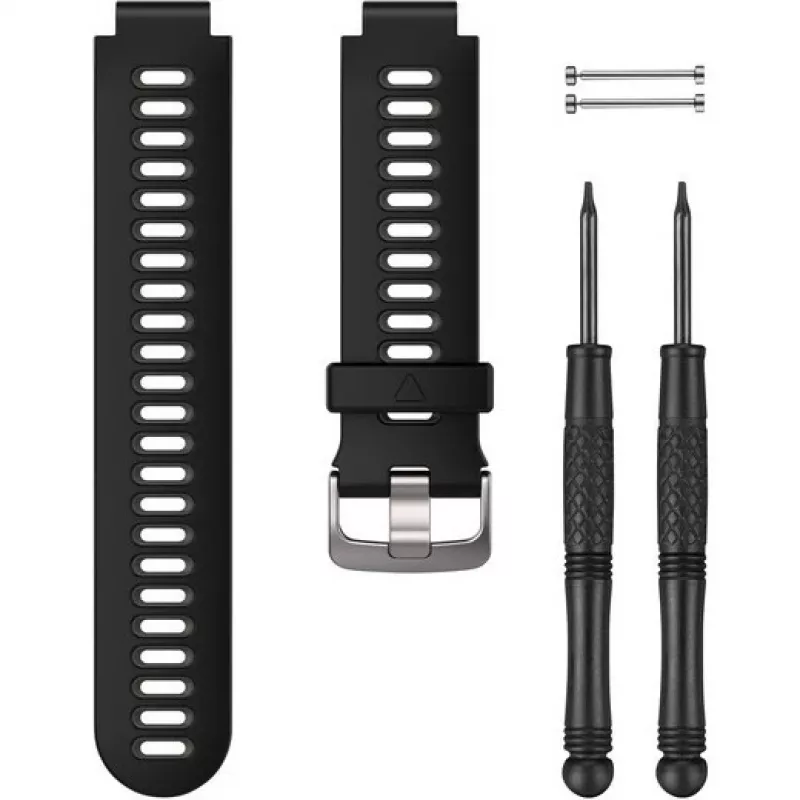 Garmin 010-11251-0K išmaniojo laikrodžio dirželis, juodai pilkas