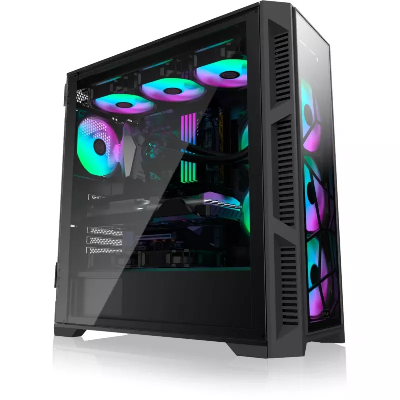 PONOS Ultra, Midi Tower, PC, Juoda, ATX, EATX, micro ATX, Mini-ITX, SPCC, korpusas