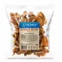 Šunų kramtukai PETMEX Pork Strips 500 g — natūralūs kiaulienos kramtukai suaugusiems šunims, dantų apsauga, tinka visoms veislėms
