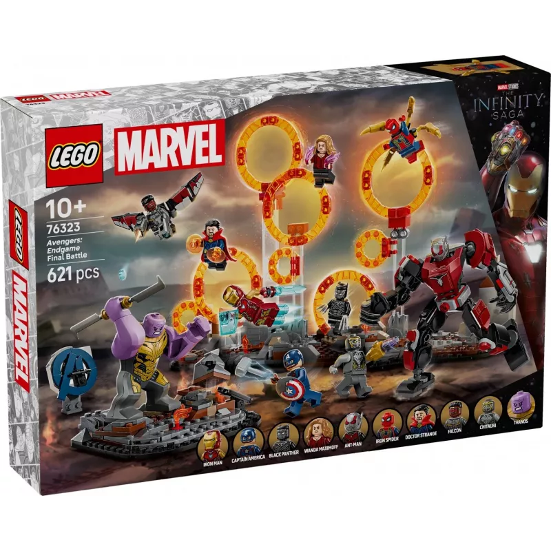 LEGO MARVEL 76323 „Keršytojai: Pabaiga“ – paskutinis mūšis