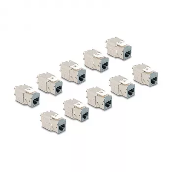 “DeLOCK” keystone modulis 88120 Plokščias RJ-45 Pilka 10 vnt.