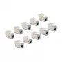 “DeLOCK” keystone modulis 88120 Plokščias RJ-45 Pilka 10 vnt.