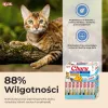 Drėgnos katės skanėstai INABA Churu įvairovės dėžutė Tunas su jūros gėrybėmis — 40 x 14 g pastos paketėlių, be grūdų, be cukraus
