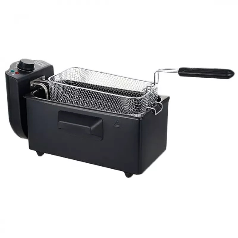 Fritiūrė Emerio DF-120482 Double 3 L 2000 W Juoda Nerūdijantis plienas