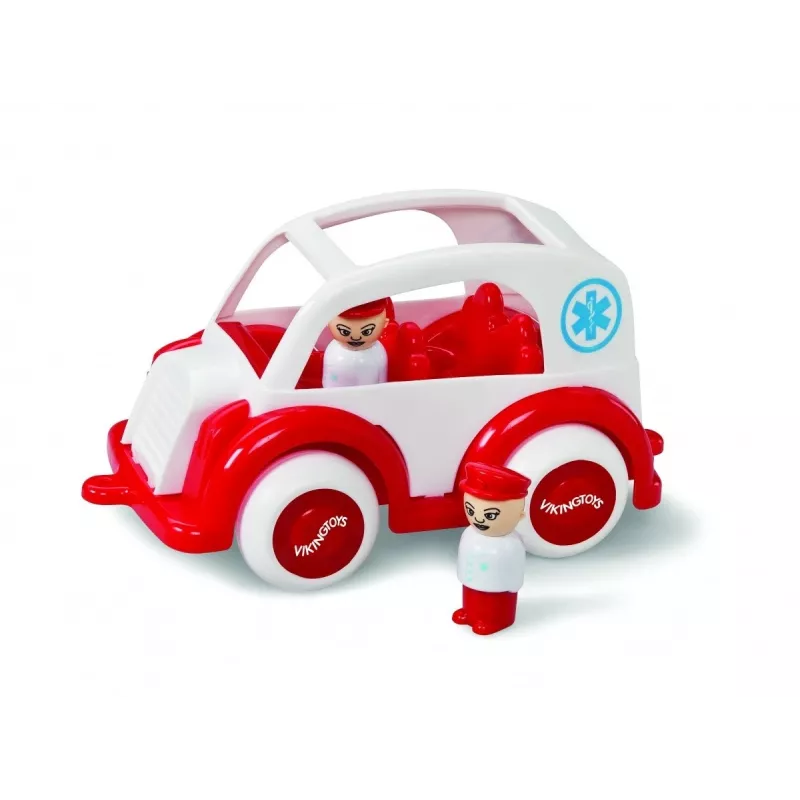 Transporto priemonė Jumbo greitoji pagalba su figūrėlėmis Viking Toys