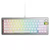 Mechaninė žaidimų klaviatūra GLORIOUS GMMK 3 Pro 65% iš anksto surinkta ANSI US su Fox HE jungikliais, sidabrinė