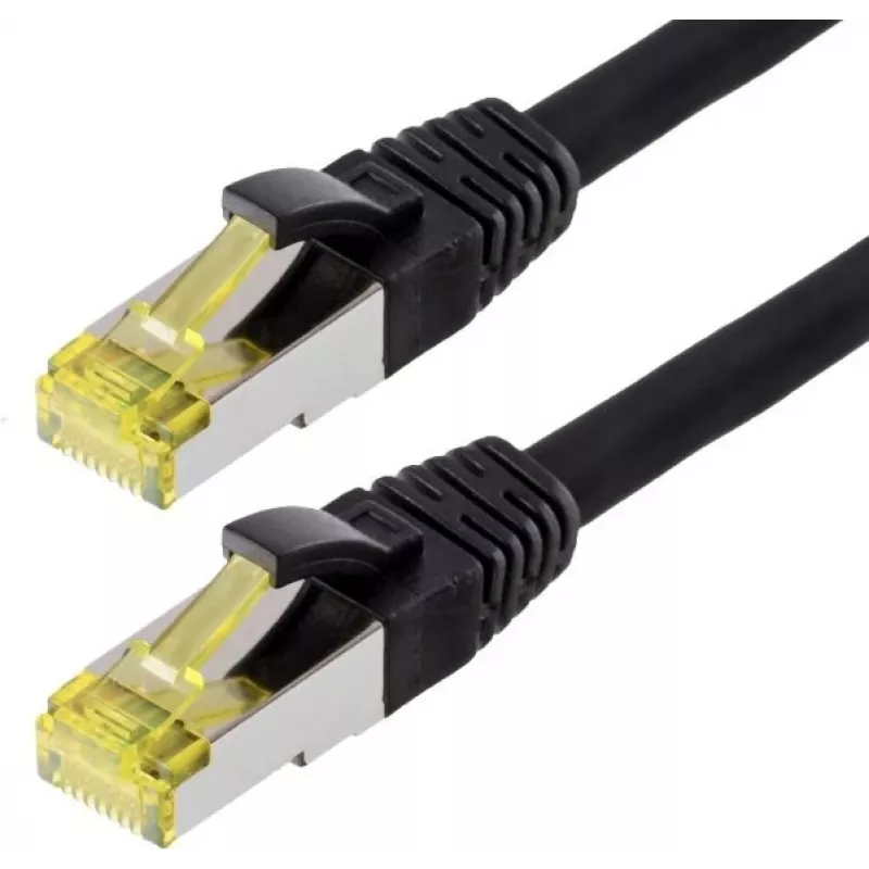 Tinklo kabelis Helos CAT6 S/FTP (PIMF) 1,5 m, juodas