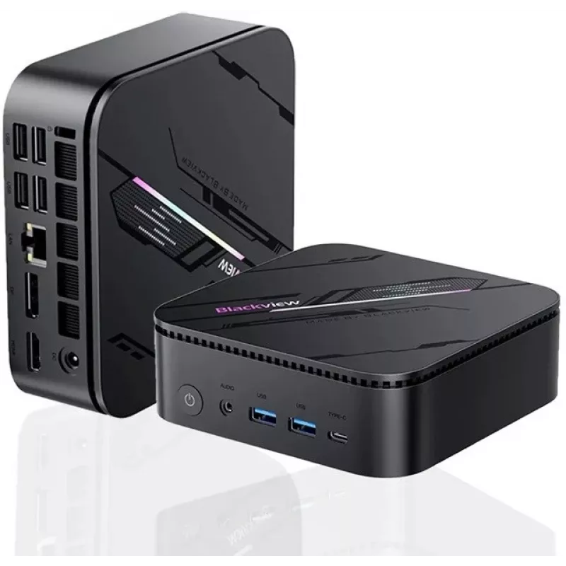 Mini PC Juodaview MP100 Pro I5-12450H 16GB 512GB W11 PRO juodas