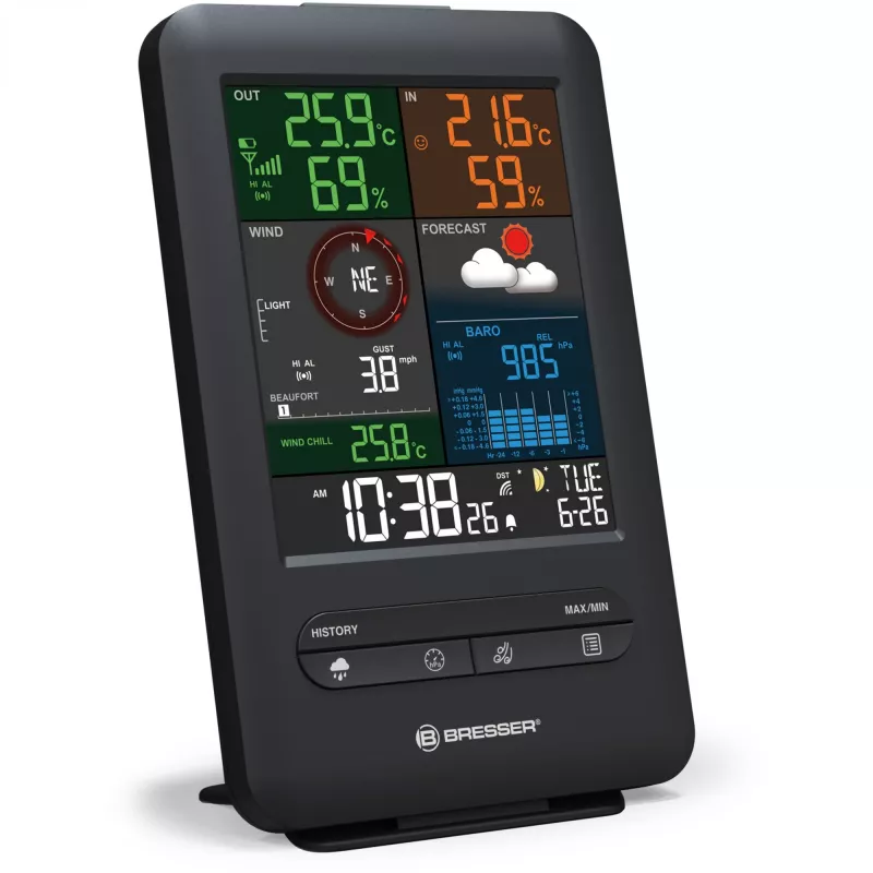 Skaitmeninė orų stotelė Bresser Optics 7002525 vidaus ir lauko termometras