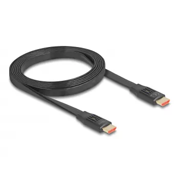 DeLOCK HDMI laidas 2 m A tipo kištukas į A tipo kištuką 48 Gbit/s juodas