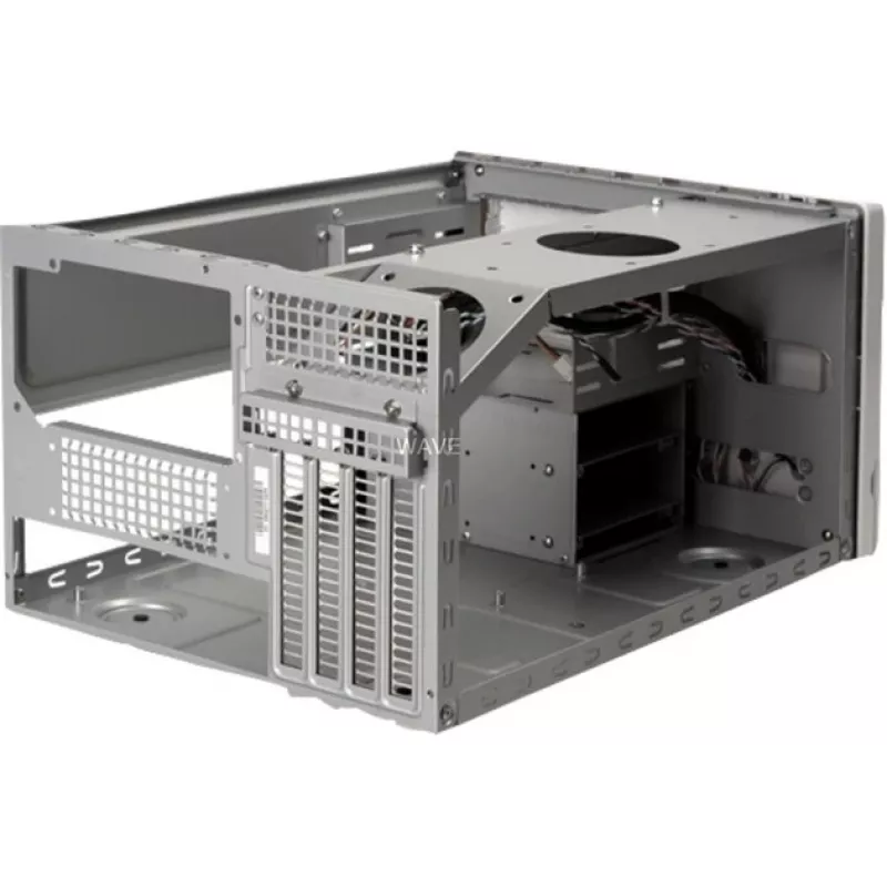 PC korpusas SILVERSTONE SG02-F Small Form Factor SFF Micro ATX, 2x3,5 col. nišos, USB 3.0, juodas