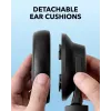 Ant ausies dedamos ausinės Anker Soundcore Q11i, Bluetooth 5.0, iki 20 val. baterija, įmontuotas mikrofonas, tamsiai pilkos