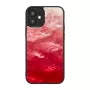 Apsauginis telefono dėklas iKins, skirtas Apple iPhone 12 mini — Pink Lake su juodais akcentais