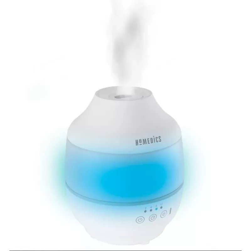 Ultragarsinis drėkintuvas HoMedics UHE-CM18-EU — vėsus rūkas, reguliuojama rūko išeiga