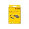 DELOCK USB Type-C kortelių skaitytuvas aliuminis SD Micro SD 5000 Mbit/s