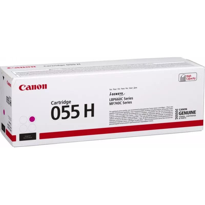 Canon 055H dažų kasetė 1 vnt. Originali Purpurinė