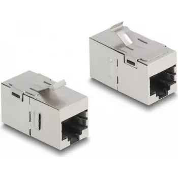DeLOCK 87161 keystone modulis Plokščias Metalinis RJ-45