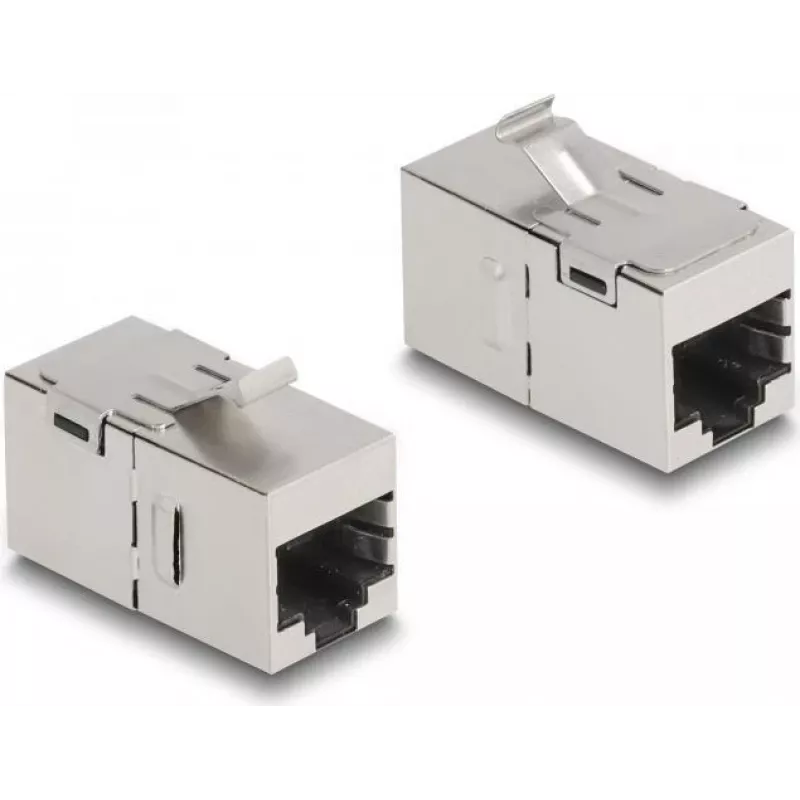 DeLOCK 87161 keystone modulis Plokščias Metalinis RJ-45