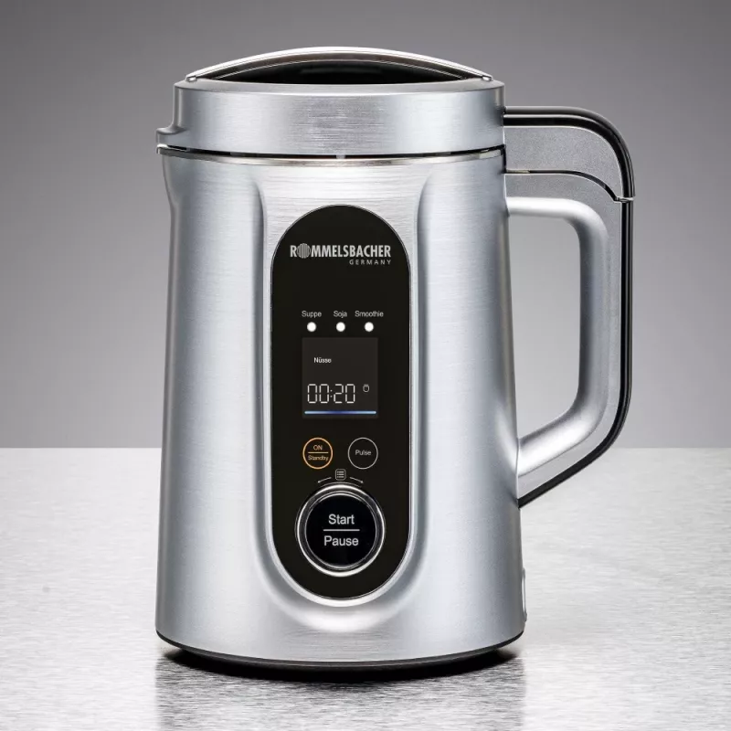 Sriubų ir augalinių gėrimų virimo aparatas Rommelsbacher SVD 1400, 1,3 l, 1400 W, sidabrinis, plastikinis korpusas