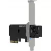 ICY DOCK MB305M4P-B išimamas M.2 NVMe SSD į PCIe 4.0 x4 adapterio kortelė