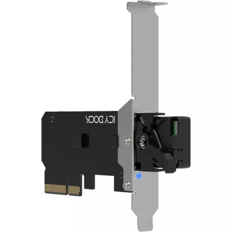 ICY DOCK MB305M4P-B išimamas M.2 NVMe SSD į PCIe 4.0 x4 adapterio kortelė