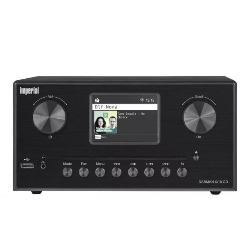 Imperial DABMAN i310 DAB+/FM juodas radijas