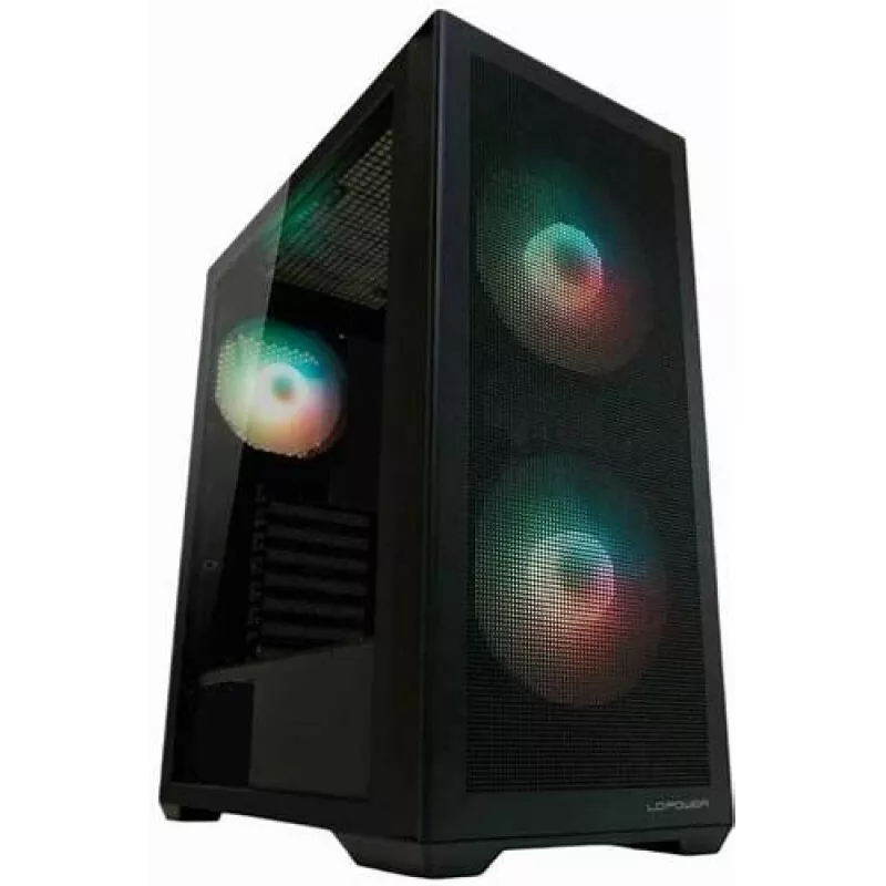 LC-Power Enclosure Midi ATX Gaming 717B - Meshwork_L Dark - o.N. - Enclosure - ATX