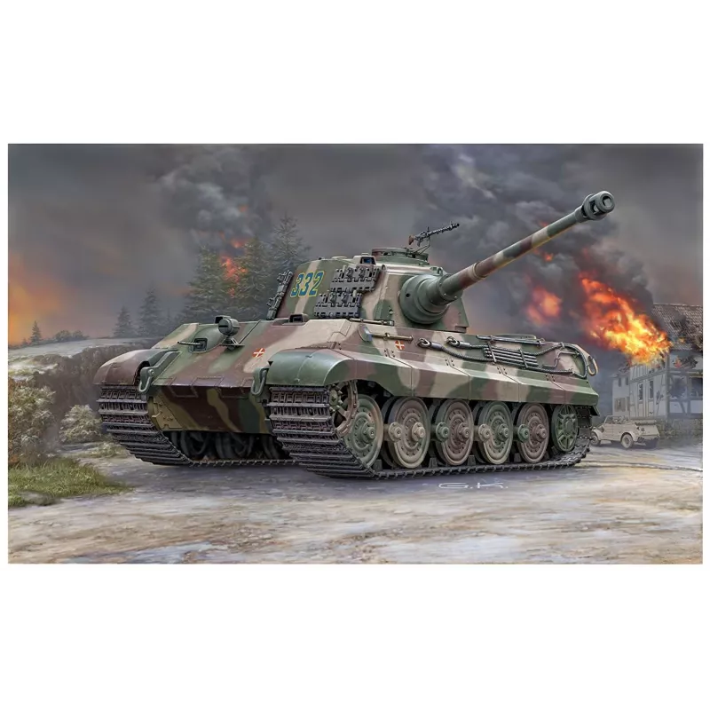 Rv03249 - Revell 1:35 - Tiger Ii Ausf.b (henschel Turret)