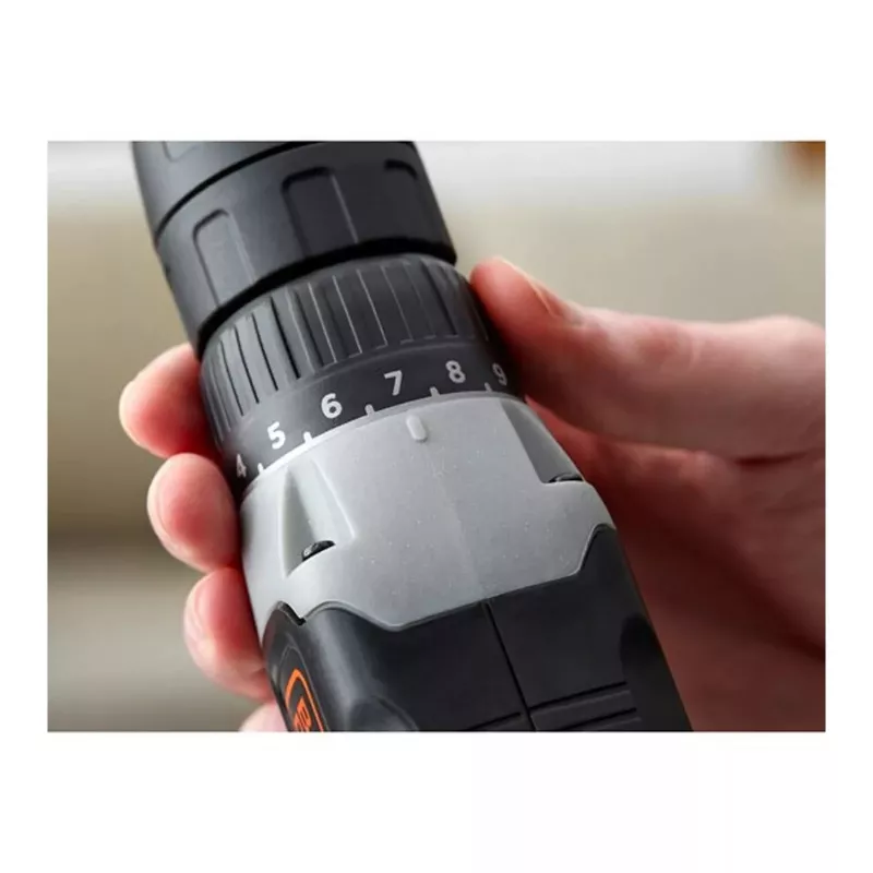 BLACK & DECKER | Belaidis gręžtuvas-suktuvas | BCD001C2-QW | 18 V | 2x1,5 Ah | Ličio