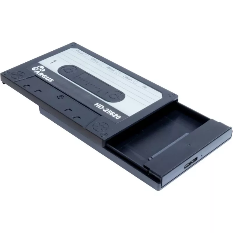 HDD dėklas Inter-Tech HD-25620 juodai balta 2.5 colio