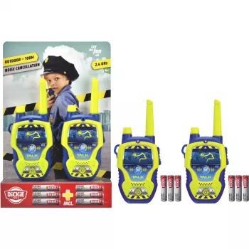 Rinkinys racijų Dickie Police 2.4 GHz, 2 vnt., modelis 201118197