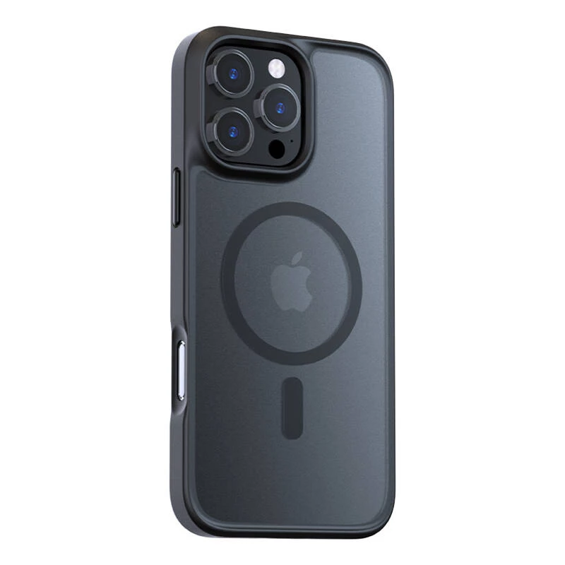 Apsauginis telefono dėklas Torras GUARDIAN MAGNETIC SERIES, skirtas iPhone 16 Pro Max, juodas