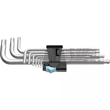 Wera 05073544001 šešiabriaunių raktų L formos rinkinys metrinis 9 vnt.