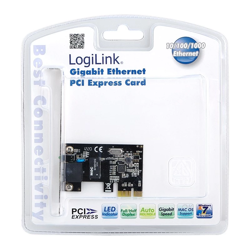 Tinklo plokštė LogiLink PCI Express PC0029A 1000 Mbit/s