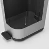 ROTHO Ribo Sidabrinė - pedal bin – 35l