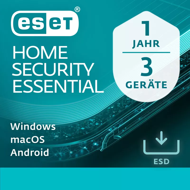 ESET Home Security Essential - 3 vartotojai, 1 metai - ESD-AtsisiuntimasESD
