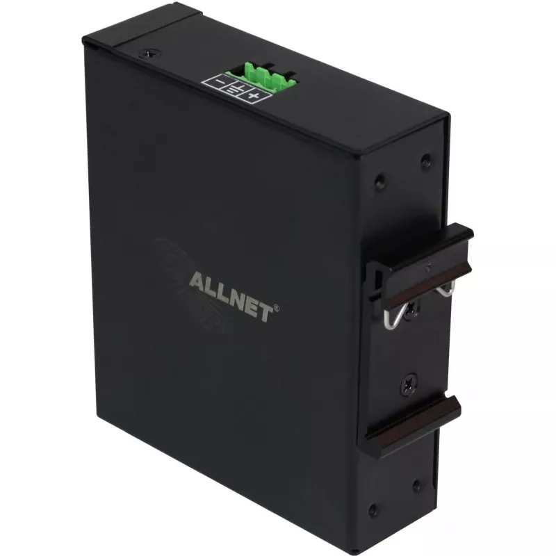 ALLNET ALL-PI2014-I-BT90 90W pramoninio Gigabit PoE injektoriaus DIN metalinis korpusas