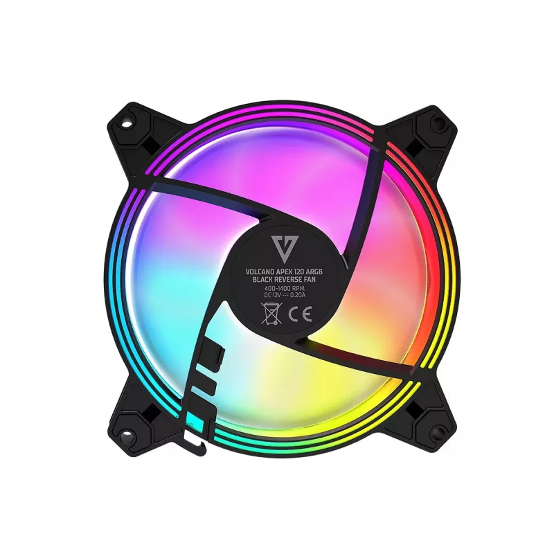 MODECOM Volcano Apex 120 ARGB Reverse Case Fan Juoda