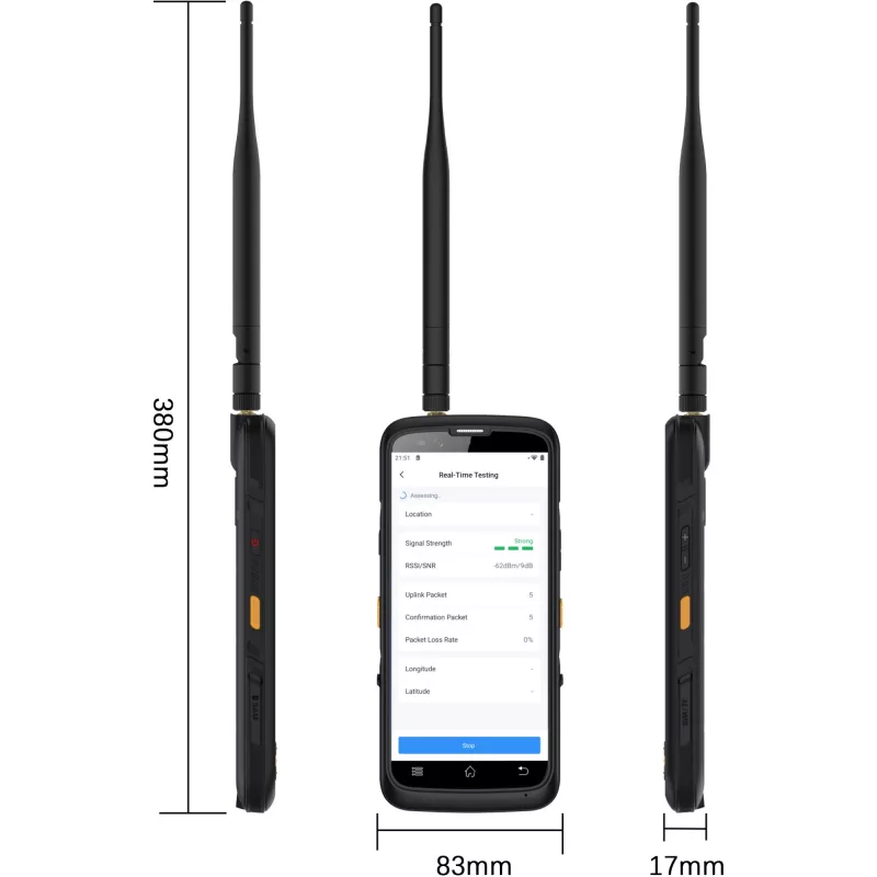 LoRaWAN Wi‑Fi lauko testeris Milesight FT101-868M — modelis FT101-868M