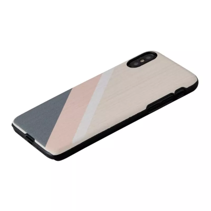man and wood išmaniojo telefono dėklas, skirtas iPhone X/XS – Pink Suit Juoda