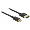 HDMI laidas DeLOCK HDMI-A/HDMI Micro-D 2m
