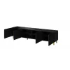 Cama RTV spintelė PAFOS 200x42x52 juodas matinis