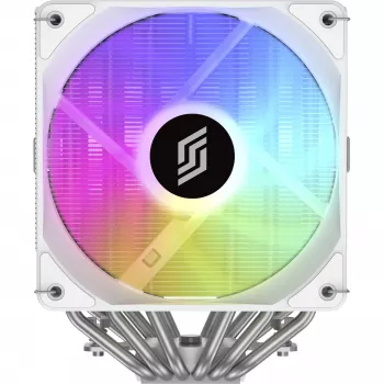 CPU aušintuvas Silentware Titan RGB White, dvigubo bokšto oro aušintuvas, 265W TDP, 2×120mm PWM ARGB ventiliatoriai