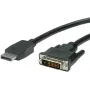 Vaizdo kabelio adapteris VALUE 11.99.5619 1,5 m DisplayPort į DVI, juodas