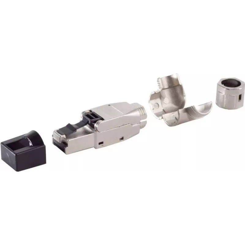 Laido jungtis RJ-45 ShiverPeaks BS08-45010 Sidabrinė Male